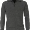 Casa Moda Halfzip Trui Donkergroen -Kleding Kortings Winkel 75301 4