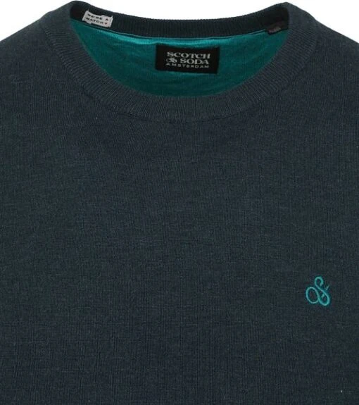 Scotch And Soda Pullover Donkergroen - Afbeelding 4