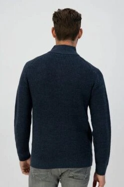 Dstrezzed Half Zip Trui Donkerblauw -Kleding Kortings Winkel 75702 3 1