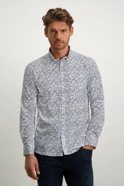 State Of Art Overhemd Print Mosgroen -Kleding Kortings Winkel 75778 2 1