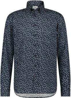 State Of Art Overhemd Print Plant Navy -Kleding Kortings Winkel 75787 1 1