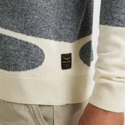 PME Legend Trui Intarsia Beige -Kleding Kortings Winkel 75891 3
