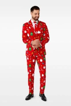 OppoSuits Festivity Rood Kostuum -Kleding Kortings Winkel 76156 3