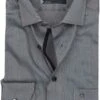 Olymp Luxor Overhemd Modern-Fit Antraciet -Kleding Kortings Winkel 76200 1