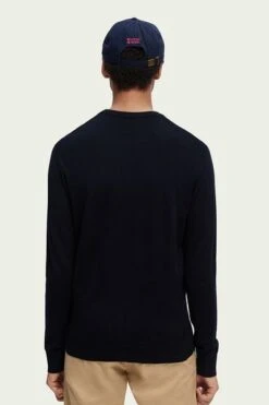 Scotch And Soda Trui Wol Navy -Kleding Kortings Winkel 76232 5