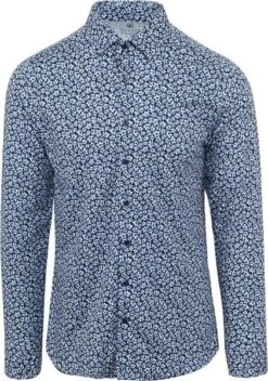 Desoto Overhemd Bloemen Blauw -Kleding Kortings Winkel 76516 4 1