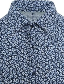 Desoto Overhemd Bloemen Blauw -Kleding Kortings Winkel 76516 5 1