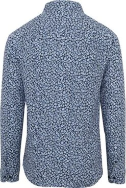 Desoto Overhemd Bloemen Blauw -Kleding Kortings Winkel 76516 7