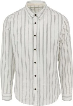 AnerkjendtÂ Overhemd Leif Wit Gestreept -Kleding Kortings Winkel 76553 1 1