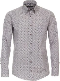 Casa Moda Overhemd Print Blauw