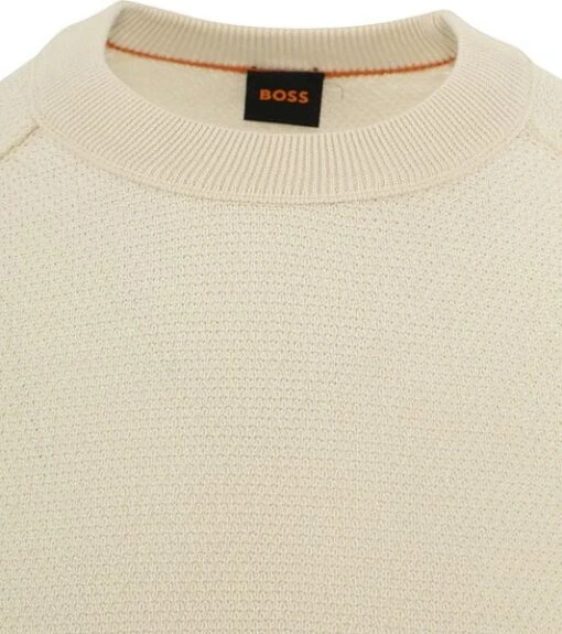 Hugo Boss Pullover Apok Ecru - Afbeelding 5