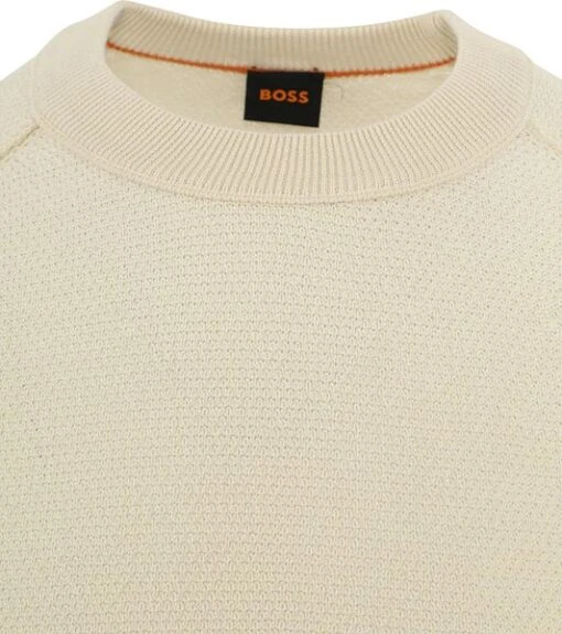 Hugo Boss Pullover Apok Ecru - Afbeelding 2