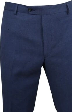 Suitable Pantalon Buck Split Wol Donkerblauw -Kleding Kortings Winkel 76679 2 1