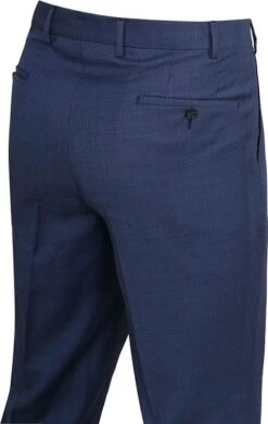 Suitable Pantalon Buck Split Wol Donkerblauw -Kleding Kortings Winkel 76679 3
