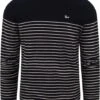 Petrol Trui Streep Donkerblauw -Kleding Kortings Winkel 76791 1