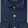 Profuomo Linnen Overhemd Navy -Kleding Kortings Winkel 76955 1