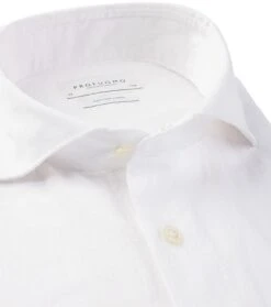 Profuomo Linnen Overhemd Wit -Kleding Kortings Winkel 76956 2 1
