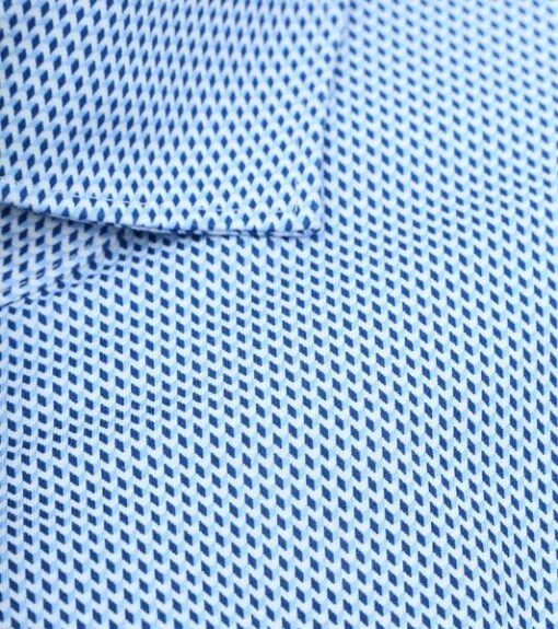 OLYMP Luxor Overhemd 24/Seven Print Blauw - Afbeelding 3