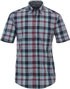 Casa Moda Overhemd Short Sleeve Multicolour Geruit -Kleding Kortings Winkel 77098 1 1