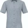 Casa Moda Overhemd Short Sleeve Blauw Print -Kleding Kortings Winkel 77100 1