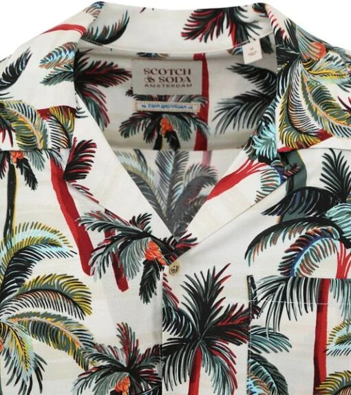 Scotch And Soda Shortsleeve Overhemd Palmbomen - Afbeelding 4