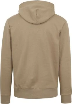 Gant Hoodie Tonal Shield Beige -Kleding Kortings Winkel 77213 4
