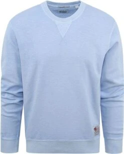 Scotch And Soda Pullover Structuur Lichtblauw