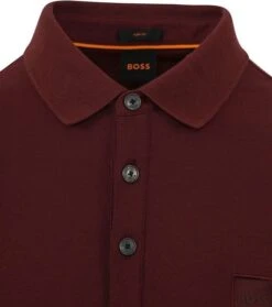 Hugo Boss Passenger Polo Bordeaux -Kleding Kortings Winkel 77395 2 1
