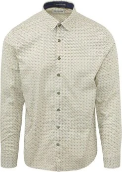 No-Excess No Excess Overhemd Print Groen