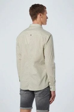 No-Excess No Excess Overhemd Print Groen -Kleding Kortings Winkel 77482 6