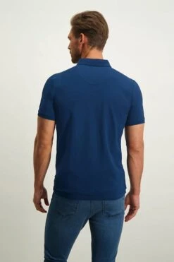 State Of Art Pique Polo Logo Kobaltblauw -Kleding Kortings Winkel 77765 3