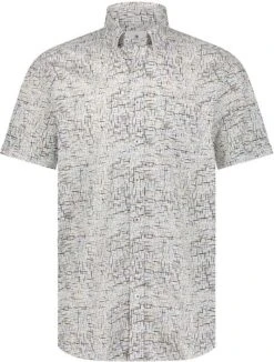 State Of Art Short Sleeve Overhemd Print Grijs -Kleding Kortings Winkel 77823 1 1