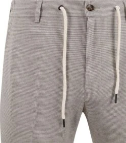 Suitable Pantalon Jersey Pied De Poule Beige -Kleding Kortings Winkel 77861 2 1