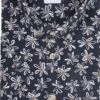 Blue Industry Short Sleeve Overhemd Bloemen Navy -Kleding Kortings Winkel 77960 4